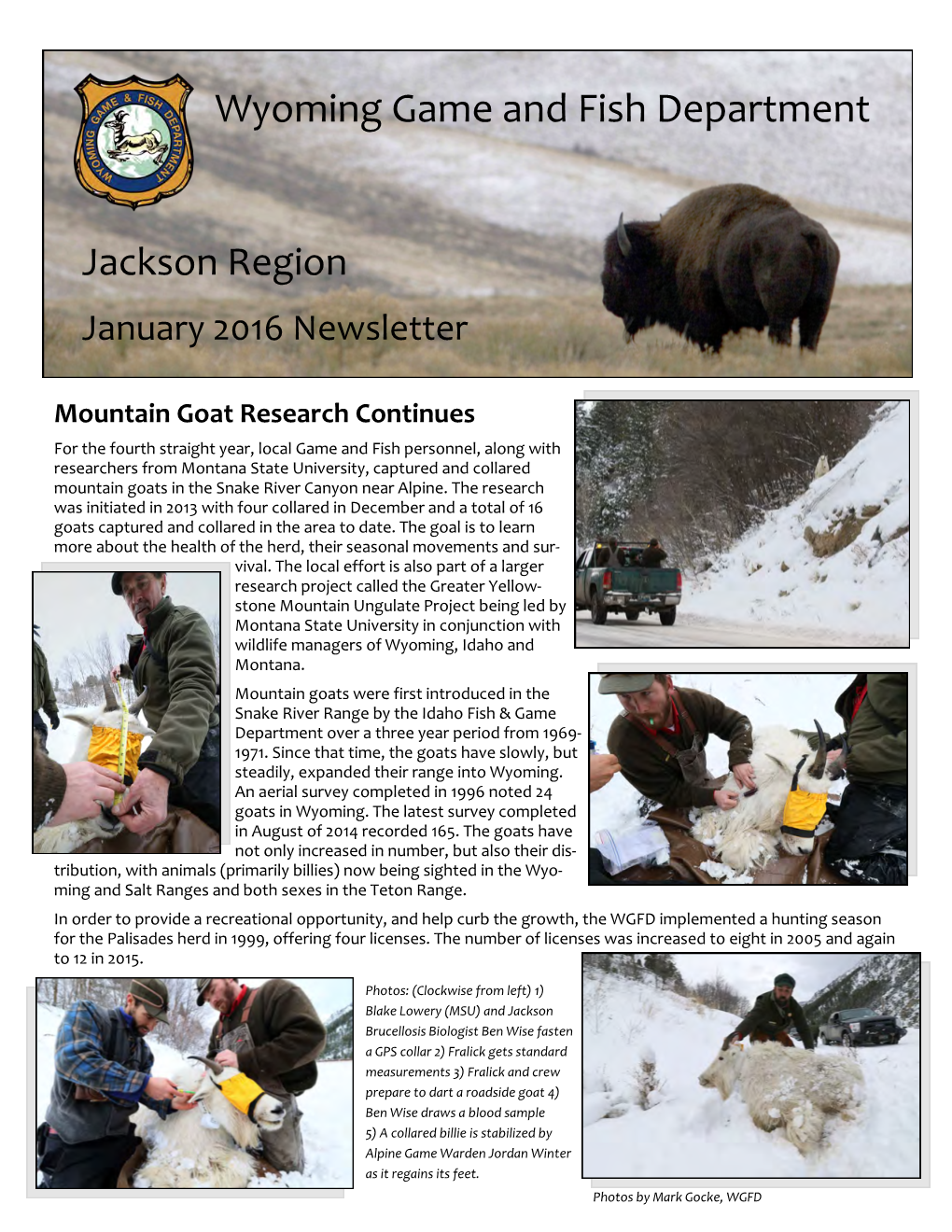 Jackson Region January 2016 Newsletter