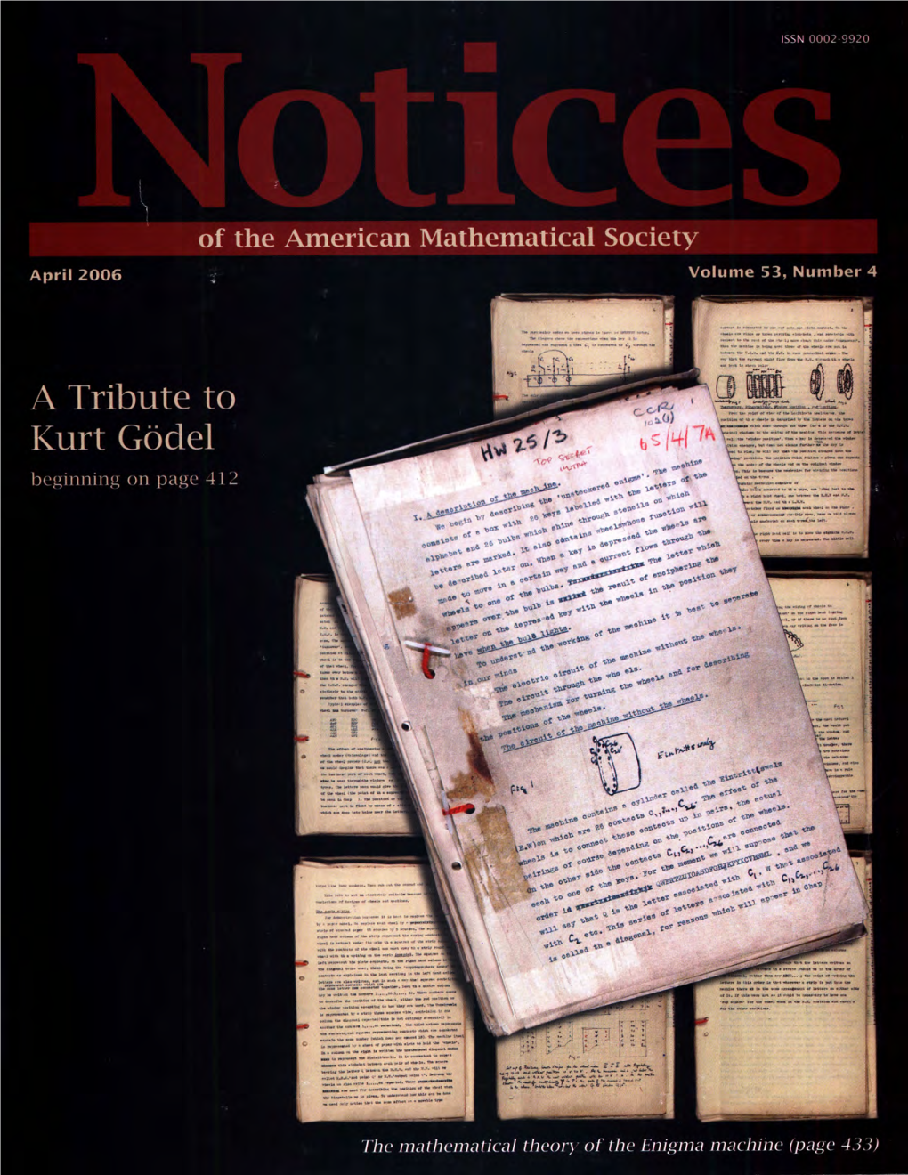 In Quest of Kurt Godel: Reflections I I of a Biographer 405 Editor'.S Lo~ , Amsy 2Oo Andymagzd John W Dawson J R