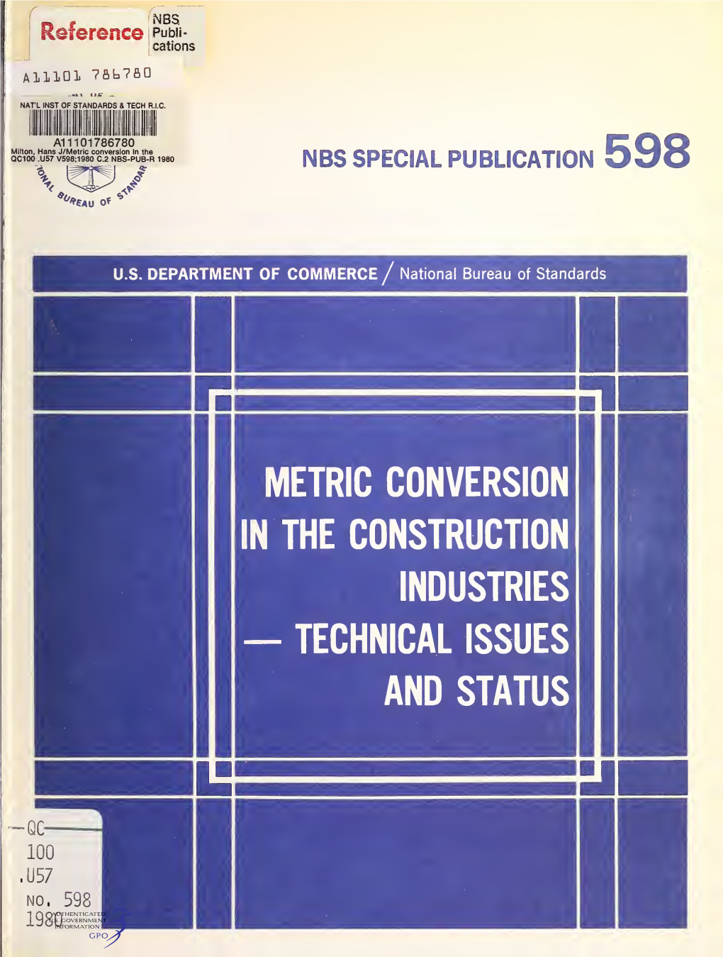 Metric Conversion in the Construction Industries