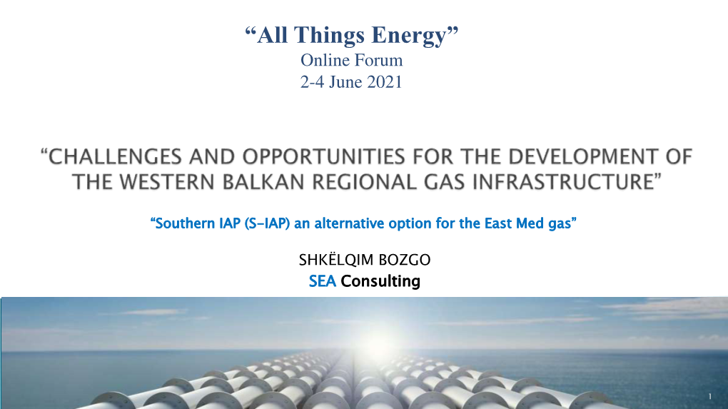 Things Energy” Online Forum 2-4 June 2021