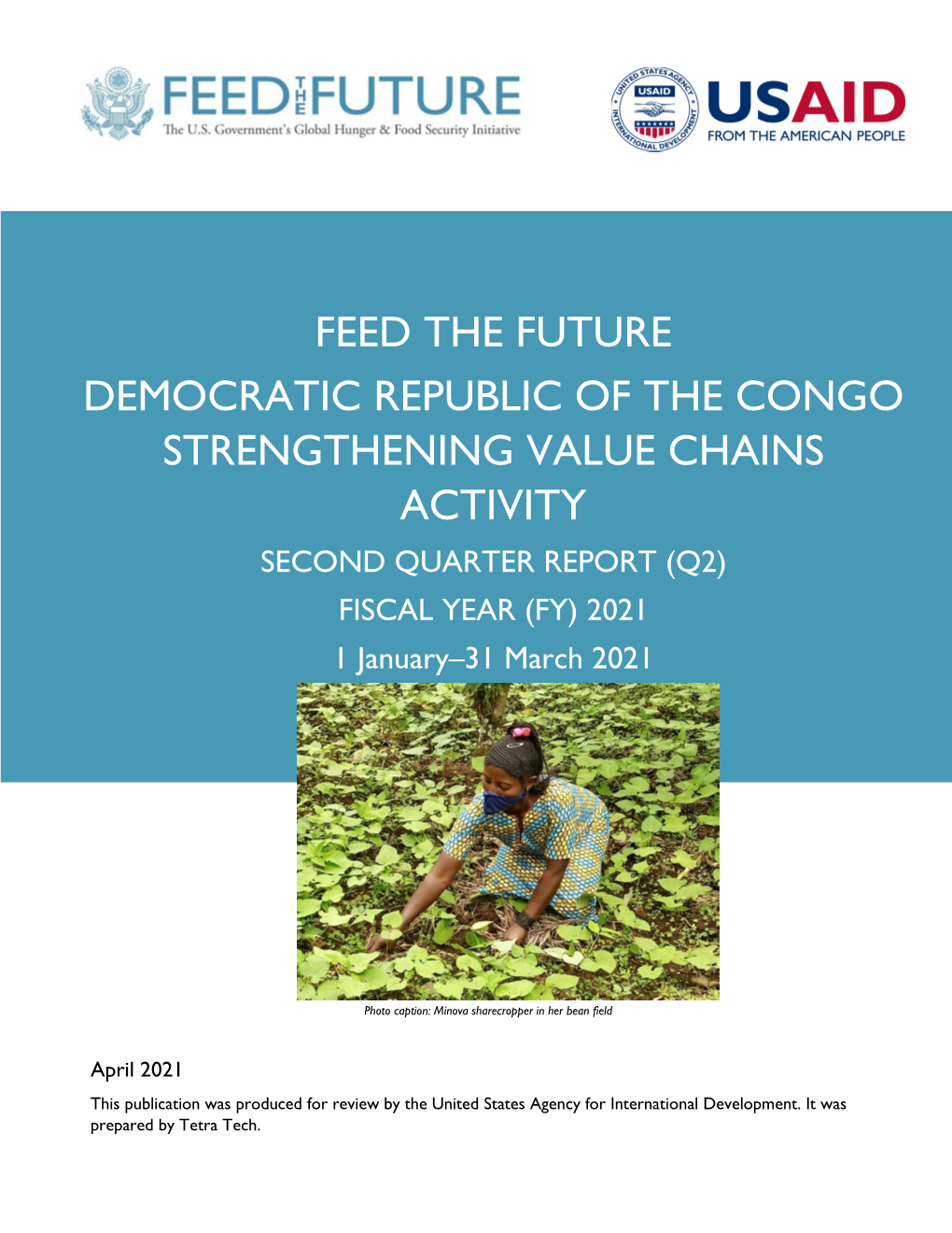Feed the Future Democractic Republic of the Congo Strengthening Value Chains Activity