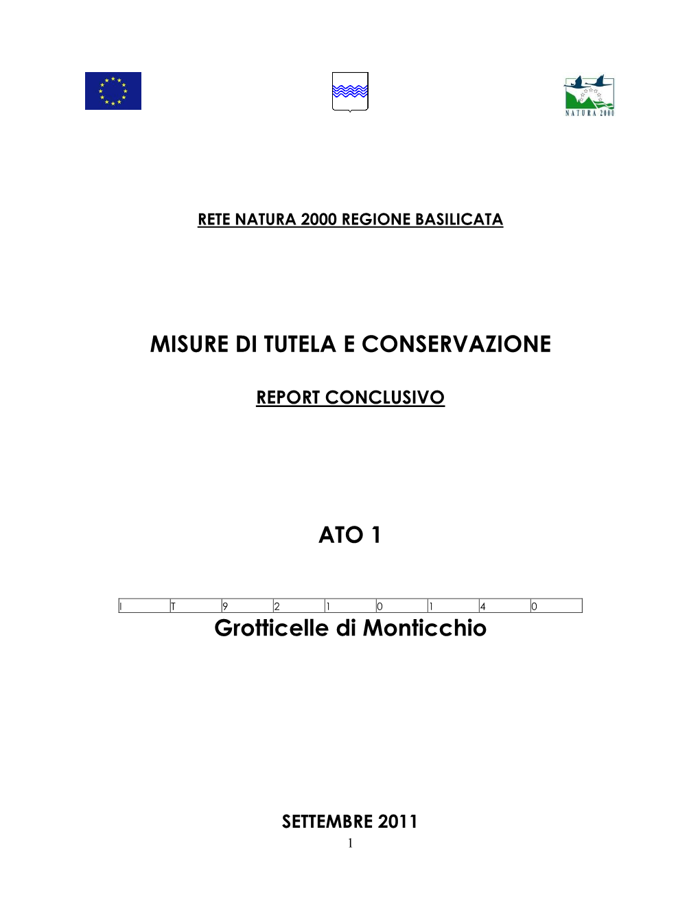 Report Misure Grotticelle Di Monticchio