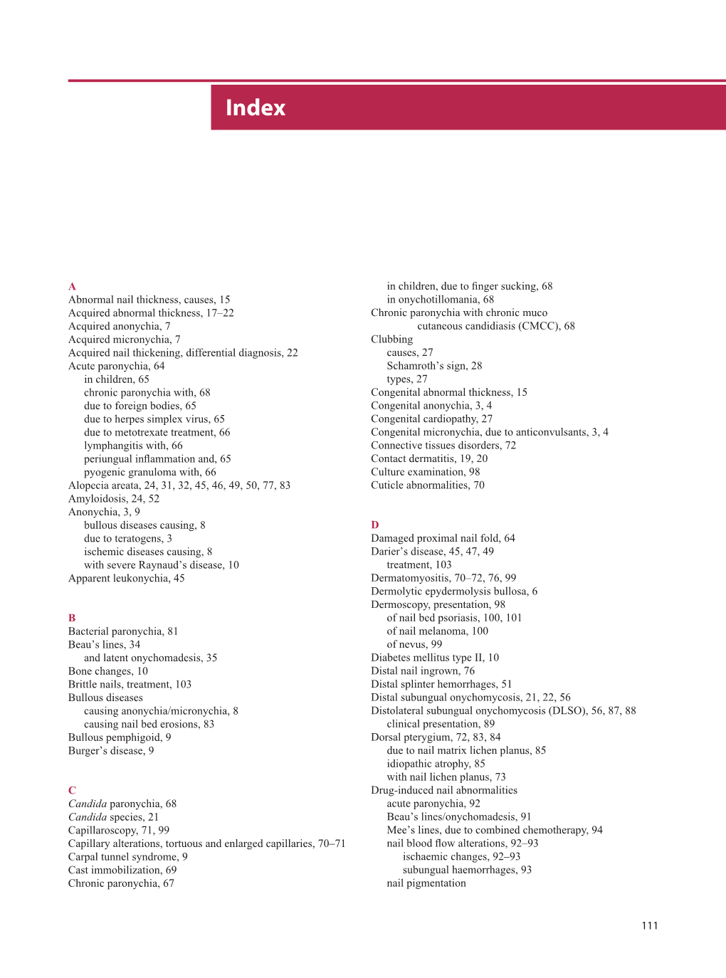 111 a Abnormal Nail Thickness, Causes, 15 Acquired Abnormal