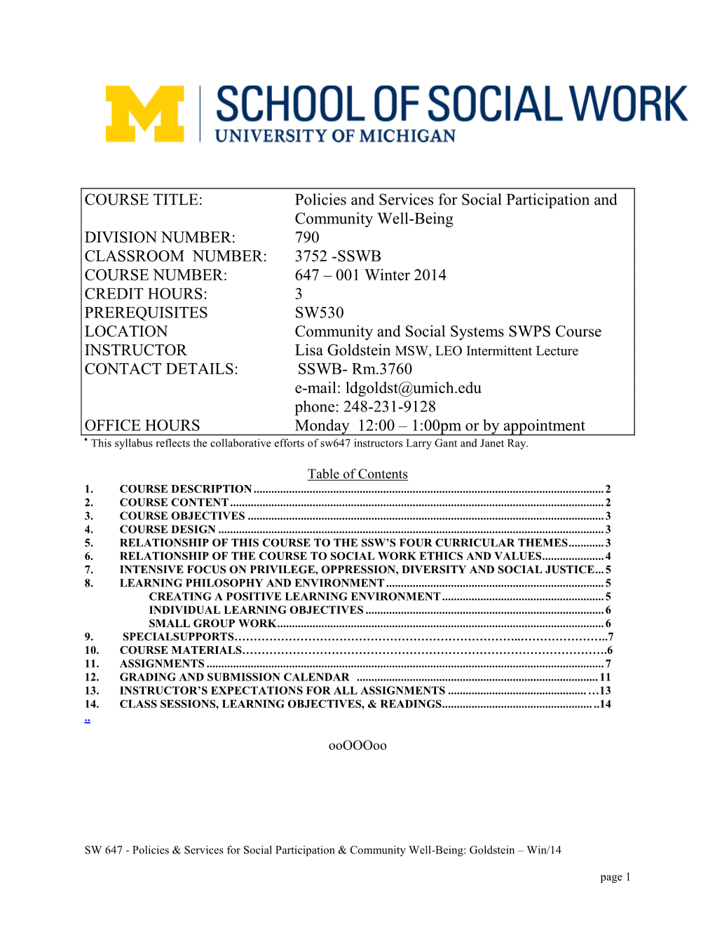 Course Title