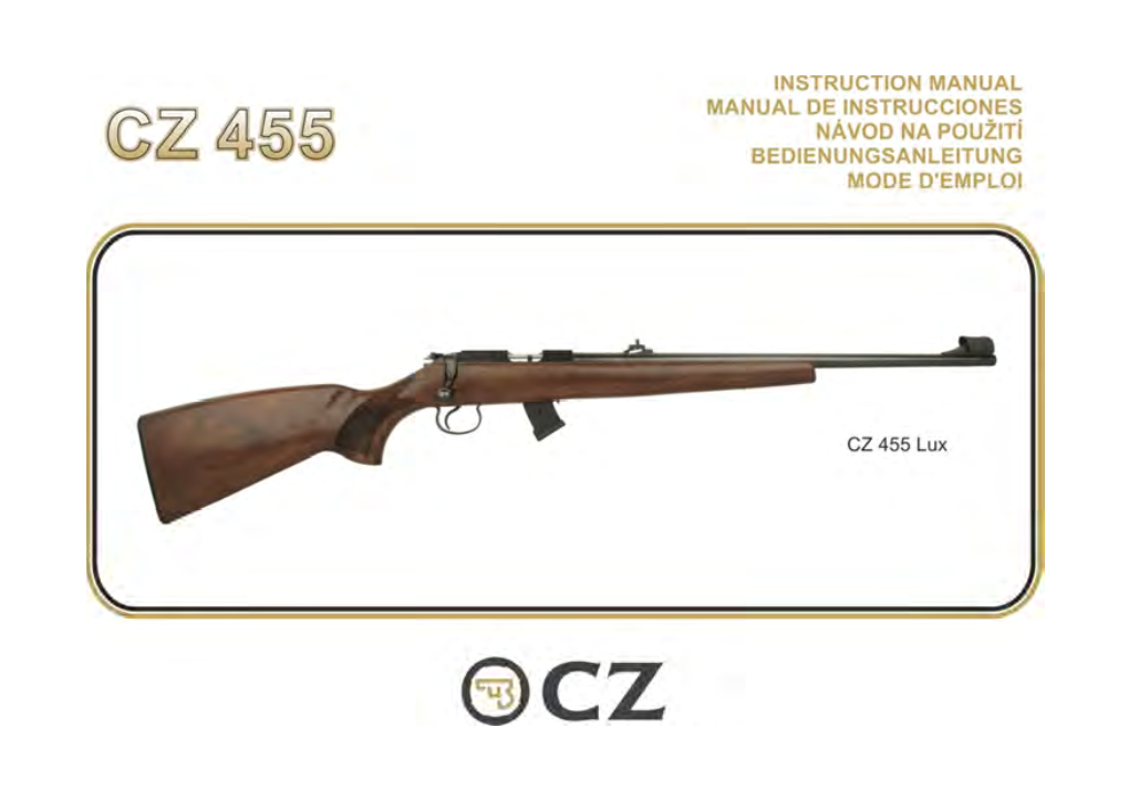 CZ 455 Parts Are Presented in the Section List of Parts