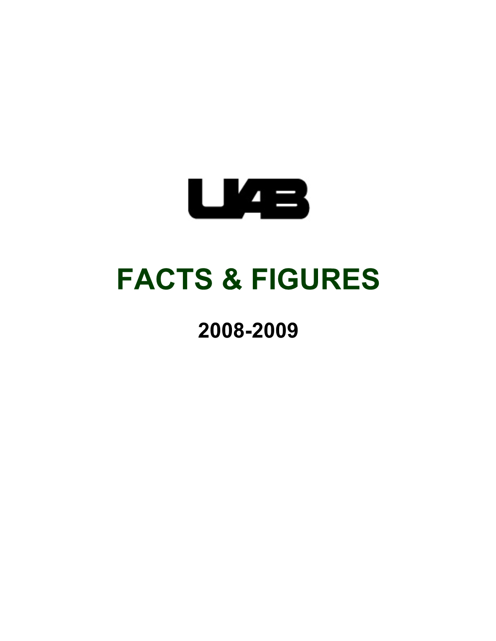 Facts & Figures 2008-09