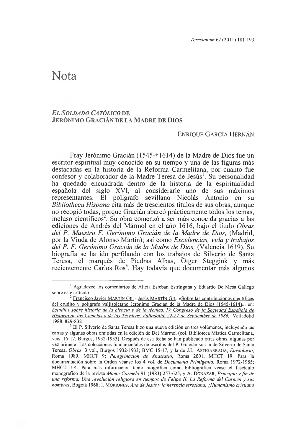 El Soldado Católico, Digido «A Los Soldados Españoles Que Residen En Flandes», En 20 Coloquios a Través