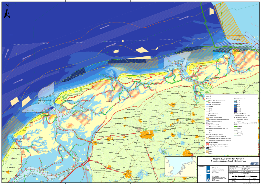 Natura 2000-Gebieden Kustzee