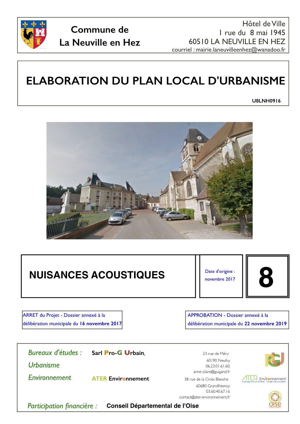 Elaboration Du Plan Local D'urbanisme