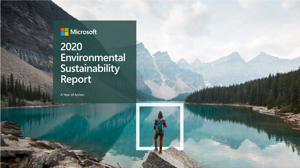 Highlighted in Microsoft Sustainability Report