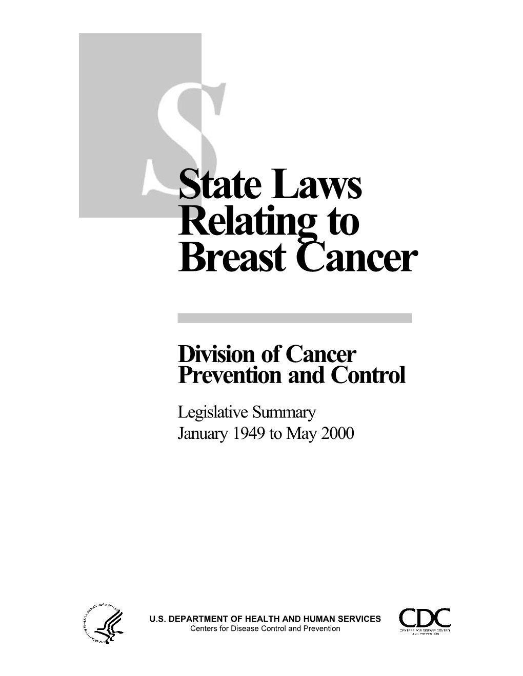 State Laws Relating to Breast Cancer