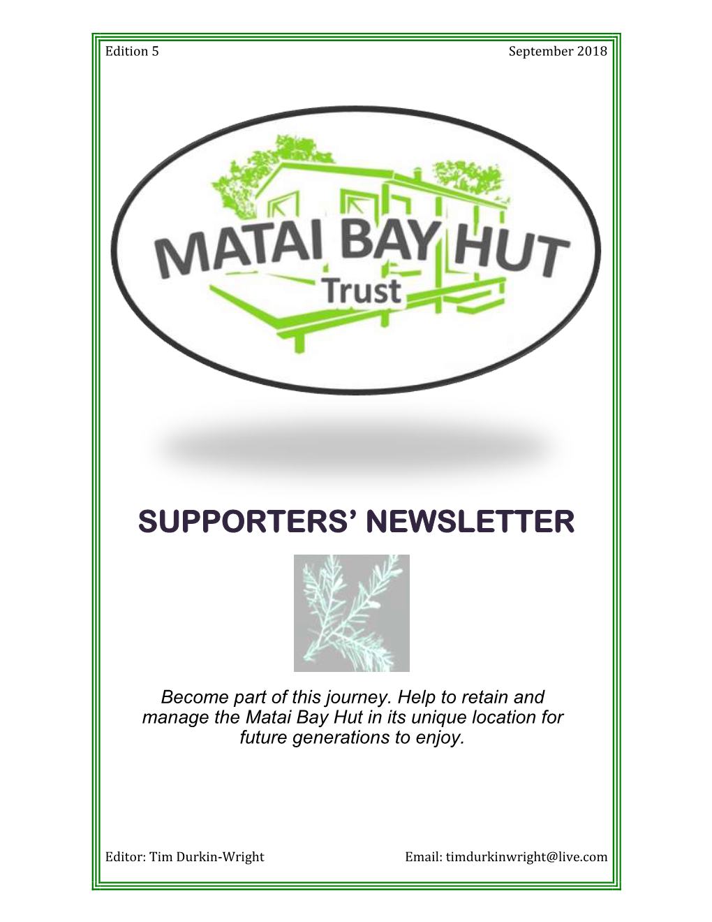 Supportersr NEWSLETTER