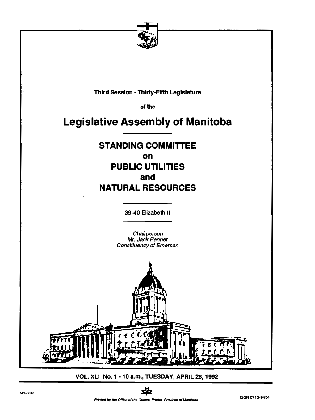 Legislative Assembly of Manitoba