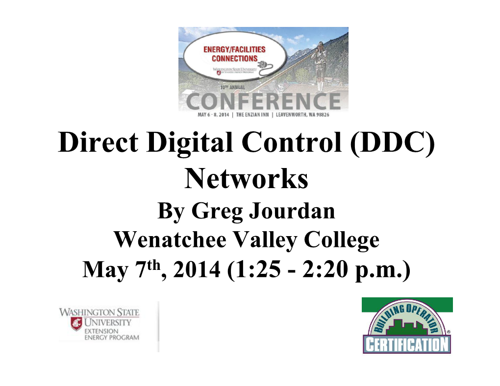 DDC Networks by Greg Jourdan