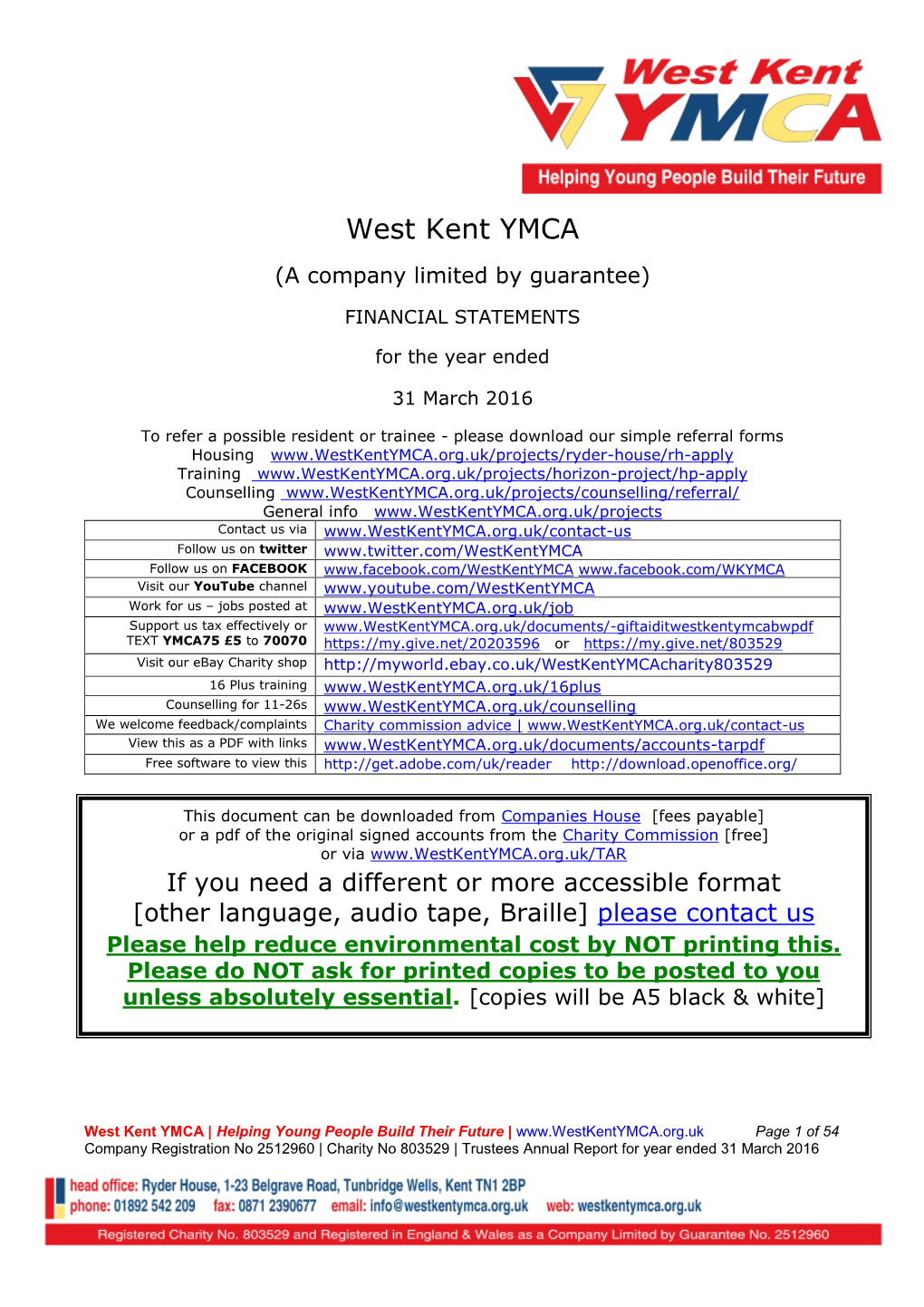 West Kent YMCA