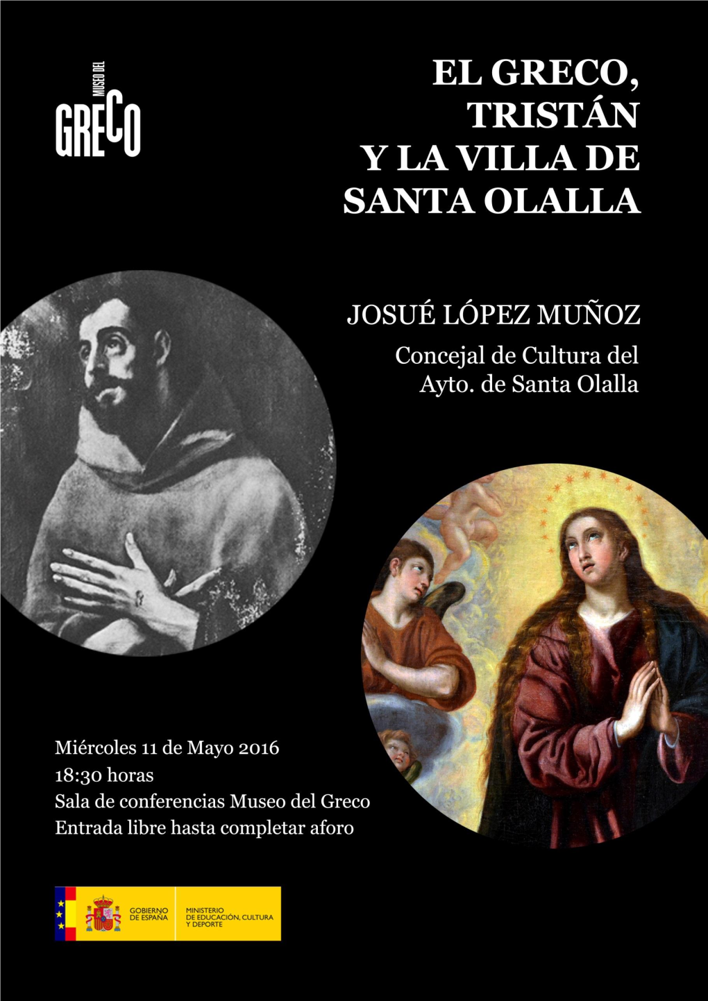 Conferencia El Greco, Tristán Y La Villa De Santa Olalla