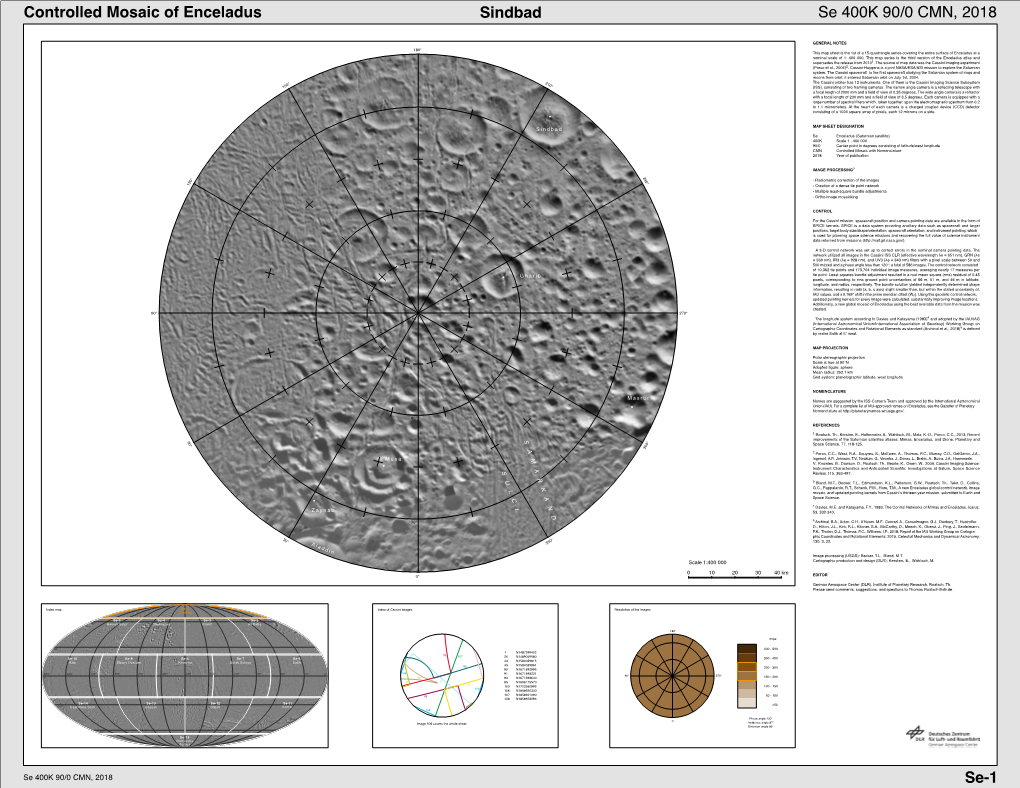 Controlled Mosaic of Enceladus Se 400K 90/0 CMN, 2018 Sindbad Se-1