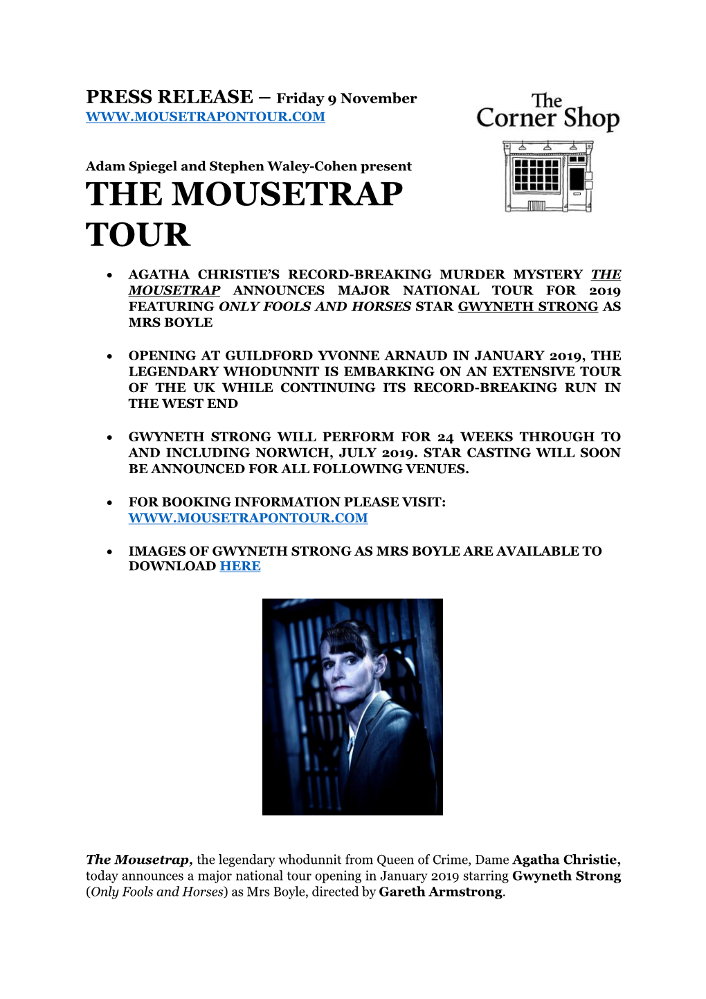 The Mousetrap Tour