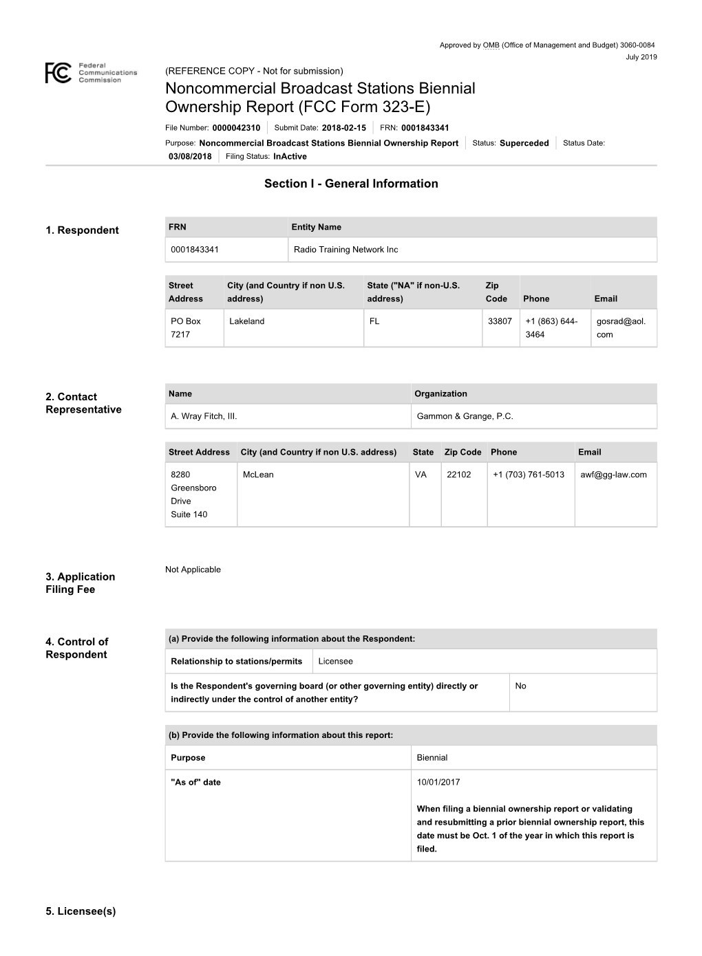 Licensing and Management System