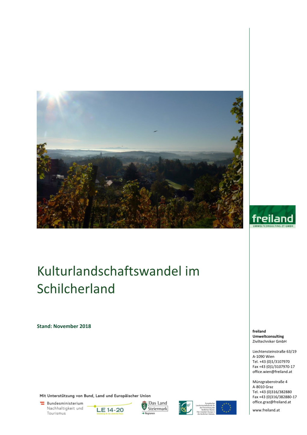 Kulturlandschaftswandel Im Schilcherland