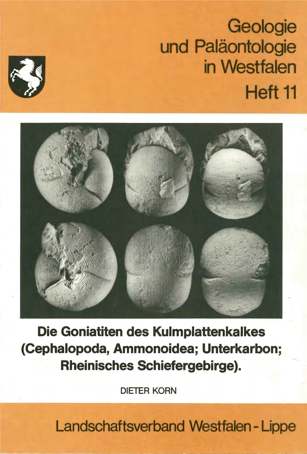 Geologie Und Paläontologie in Westfalen · Heft 11