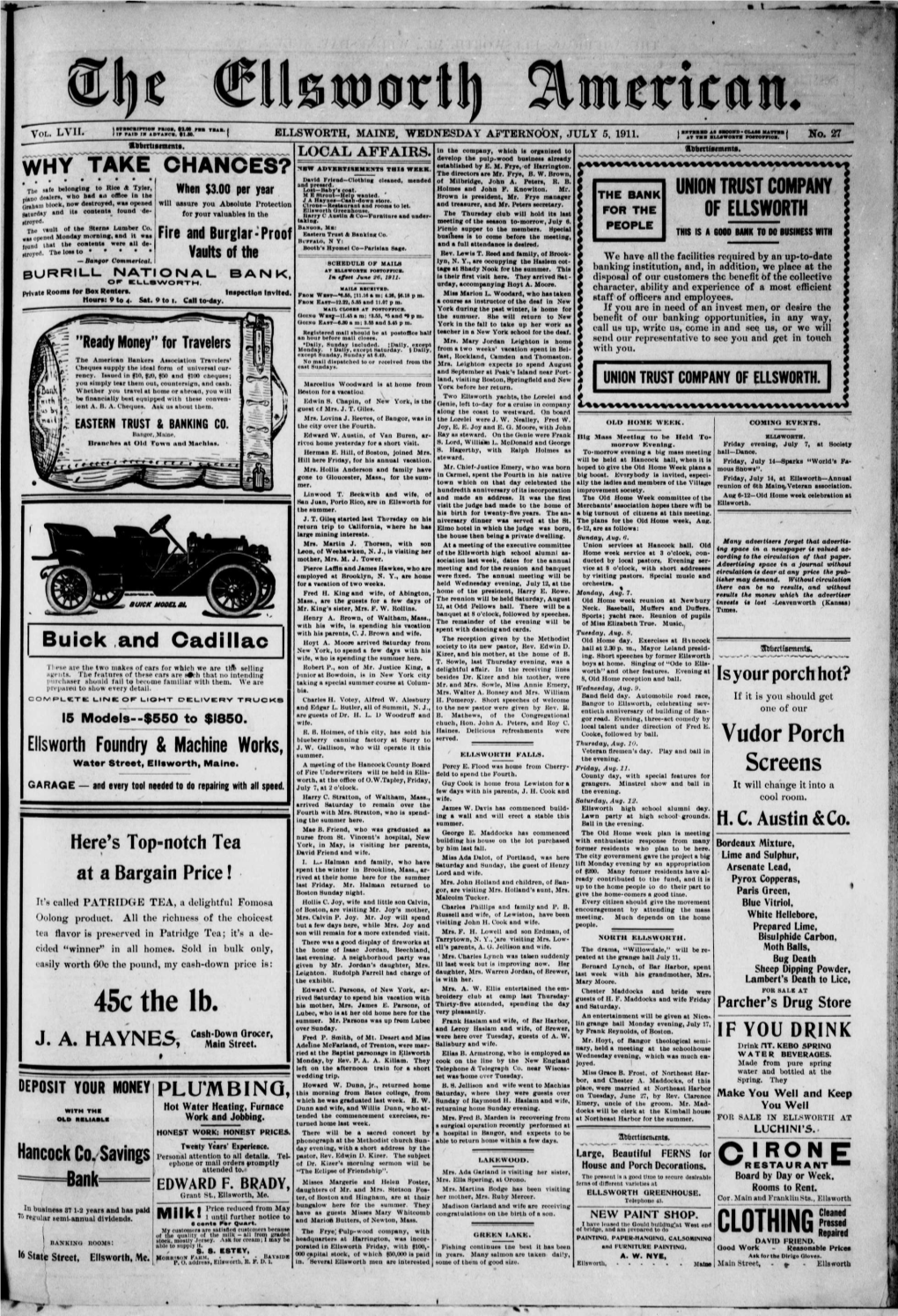 Ellsworth American : July 5, 1911