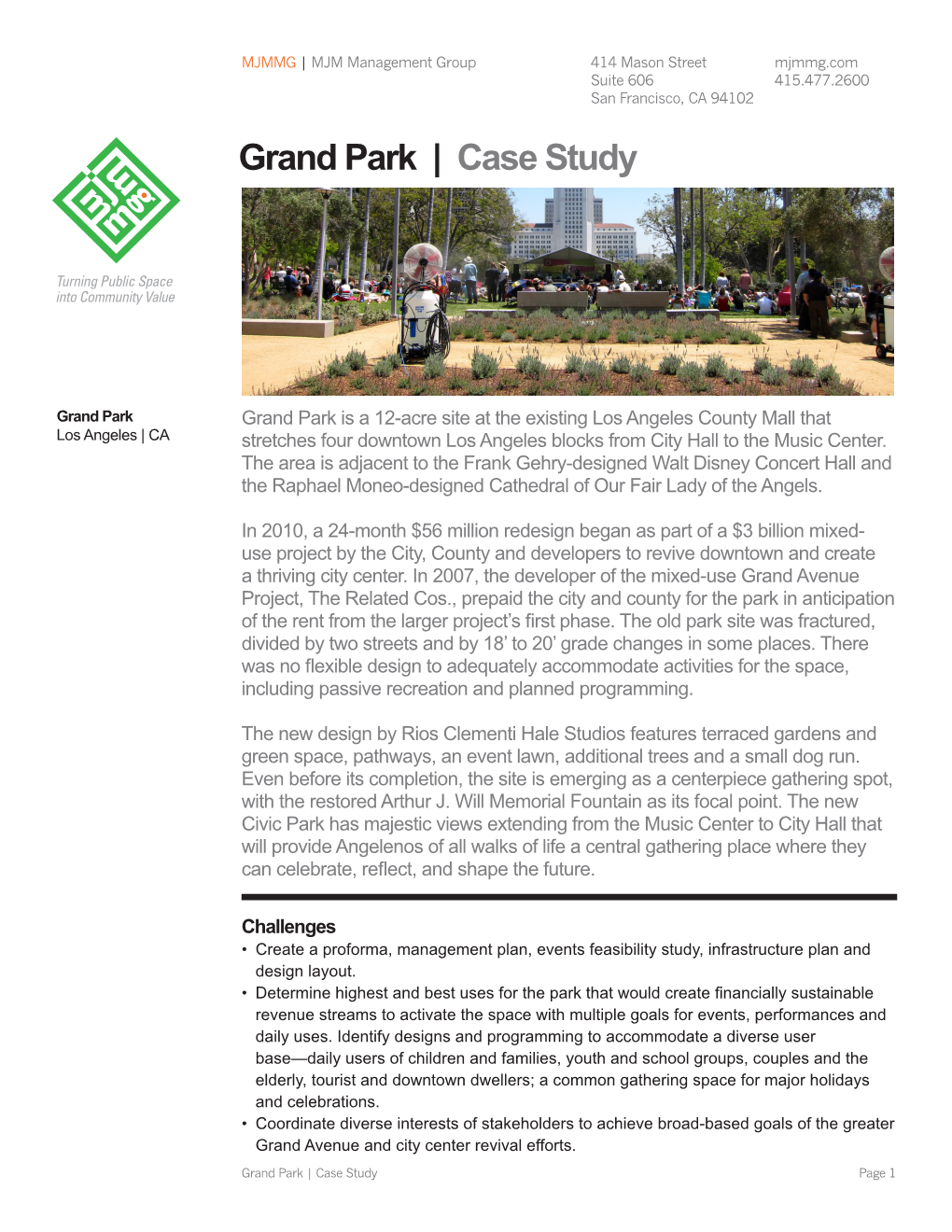 Grand Park | Case Study