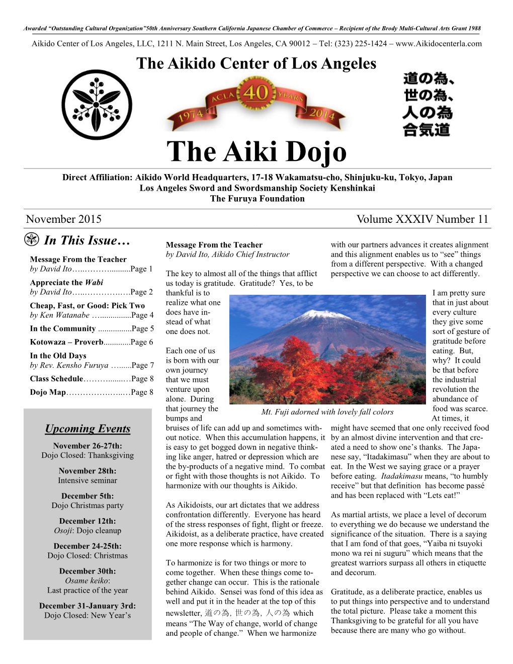 The Aiki Dojo