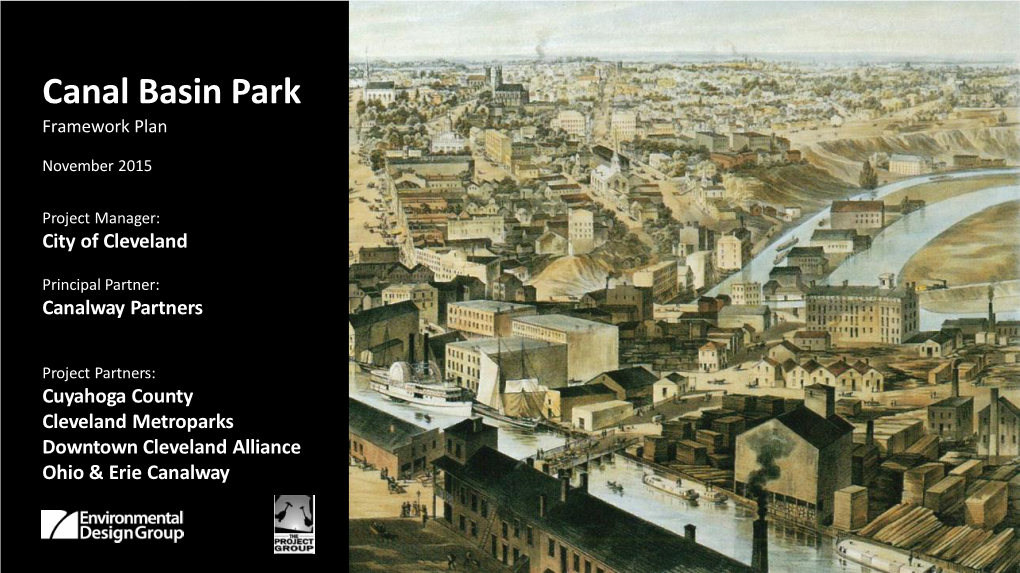 Canal Basin Park Framework Plan