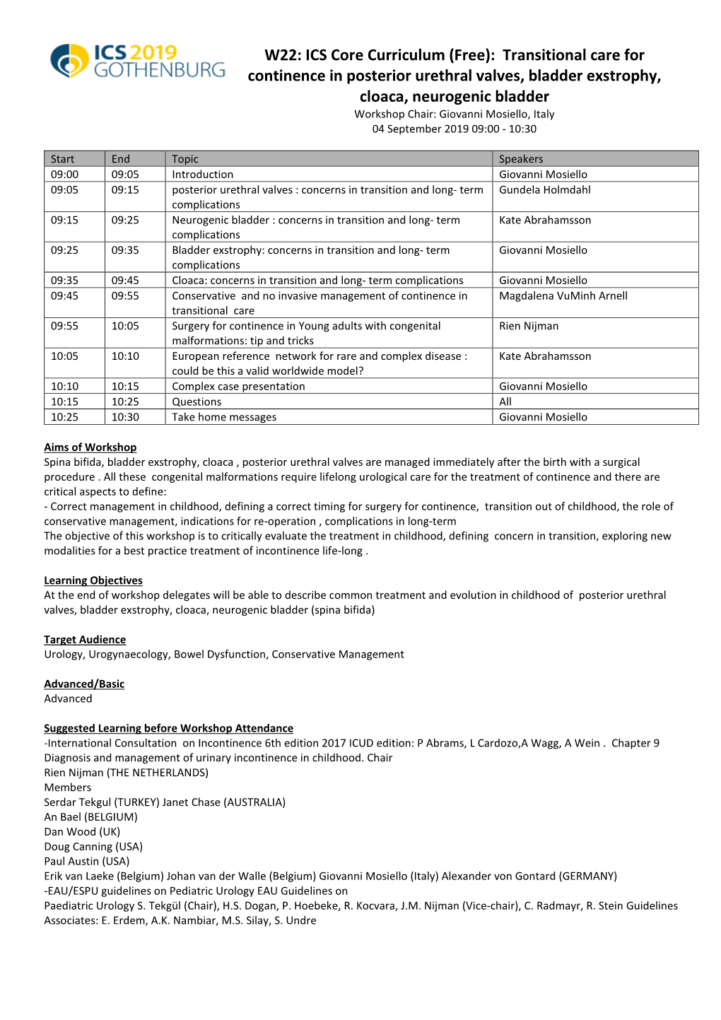 Transitional Care for Continence in Posterior Urethral Valves, Bladder