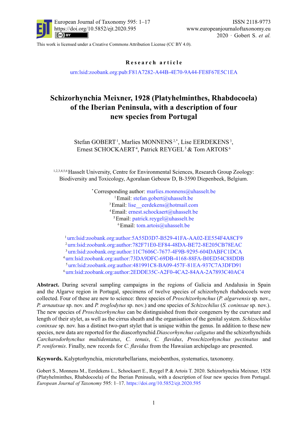 Platyhelminthes, Rhabdocoela) of the Iberian Peninsula, with a Description of Four New Species from Portugal