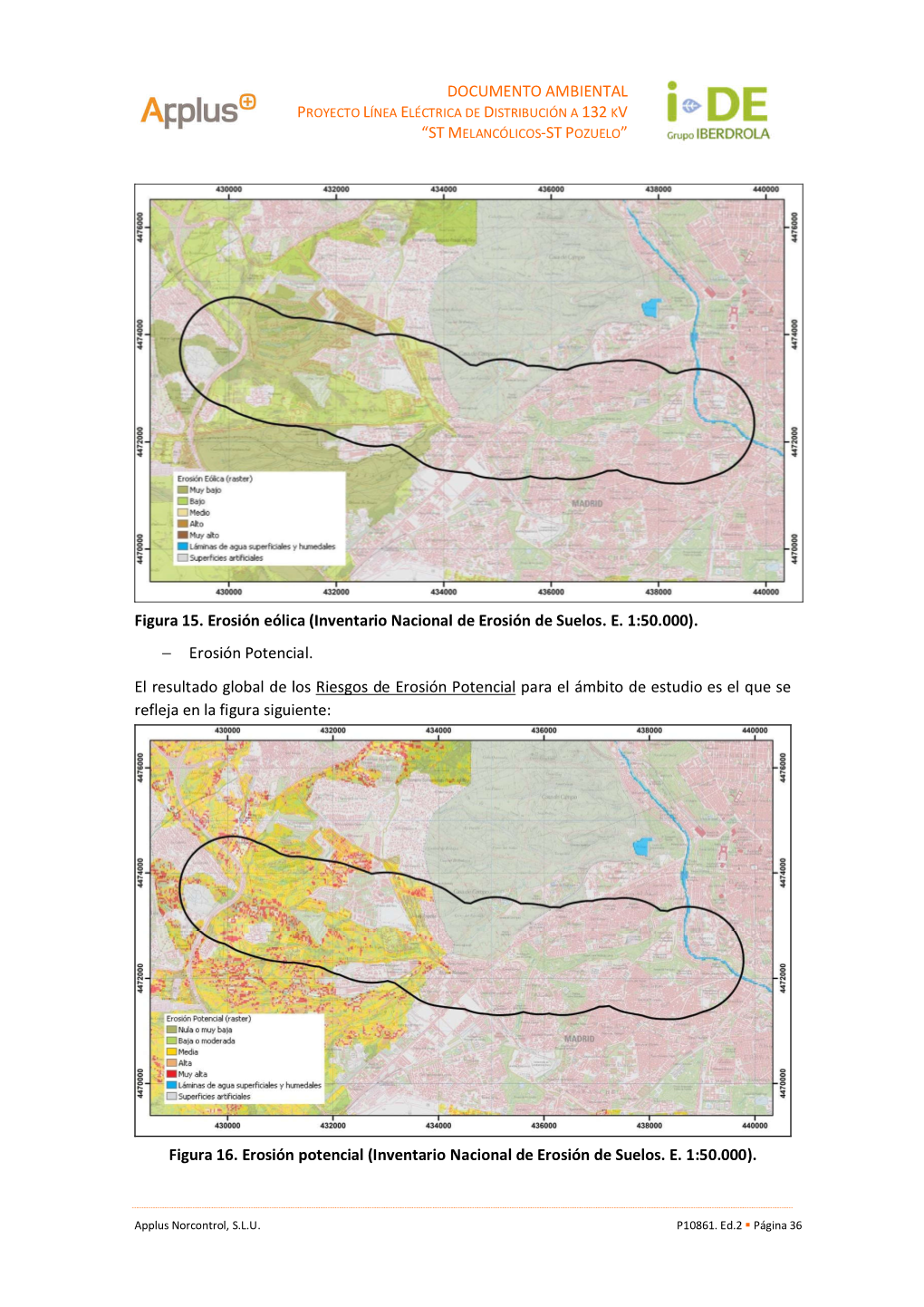 DOCUMENTO AMBIENTAL Figura 15. Erosión Eólica