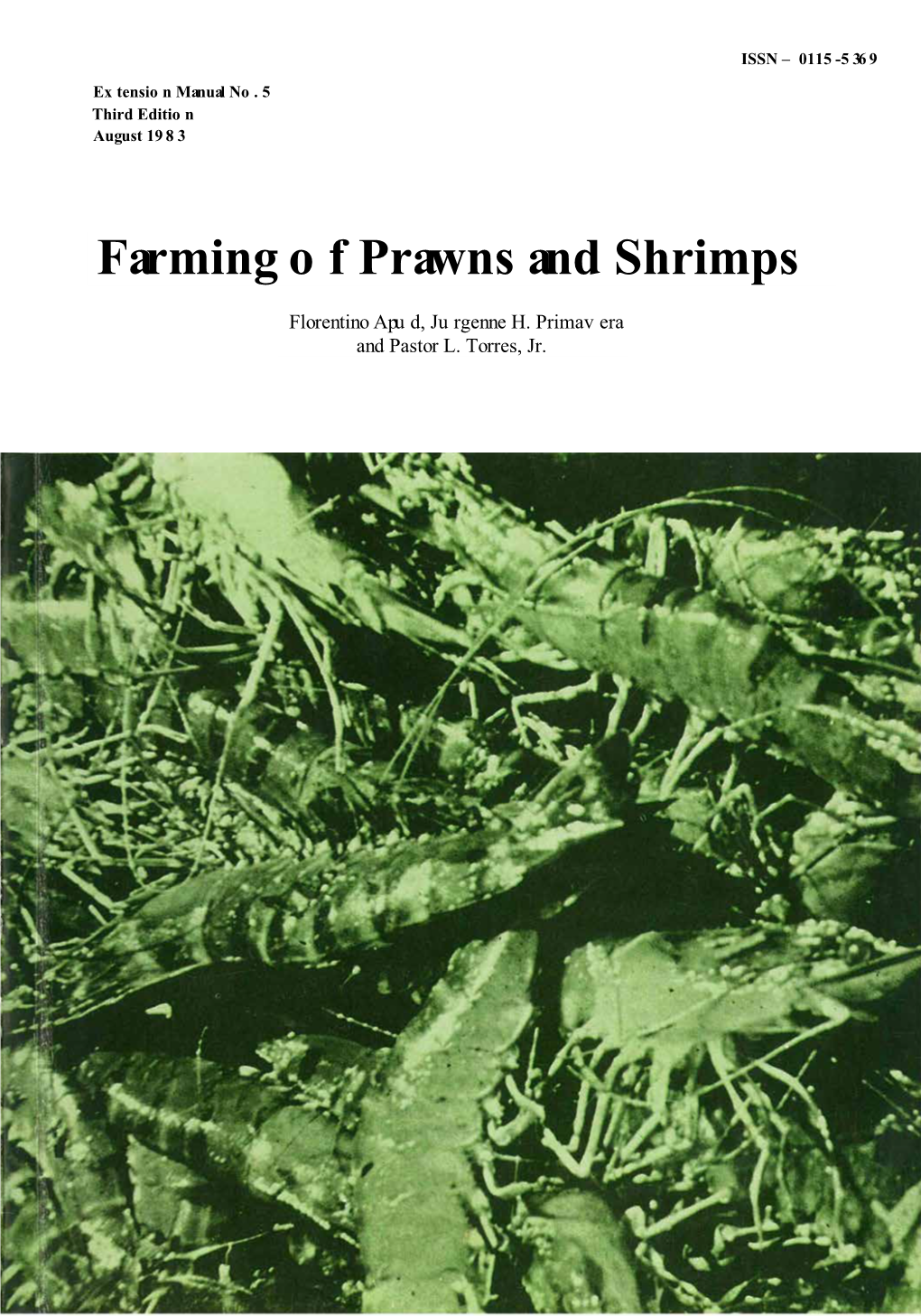 Farming of Prawns and Shrimps