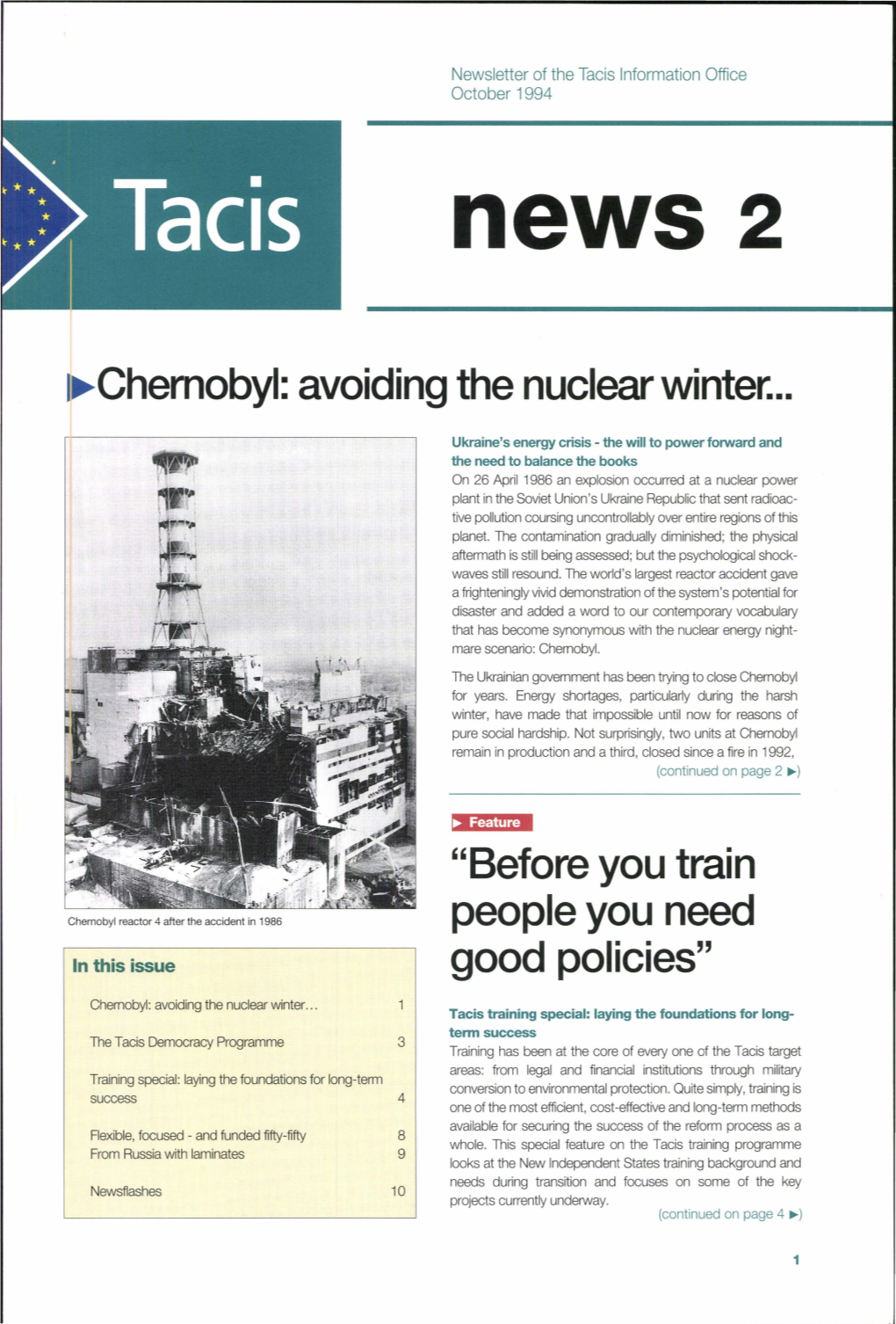 Chernobyl: Avoiding the Nuclear Winter