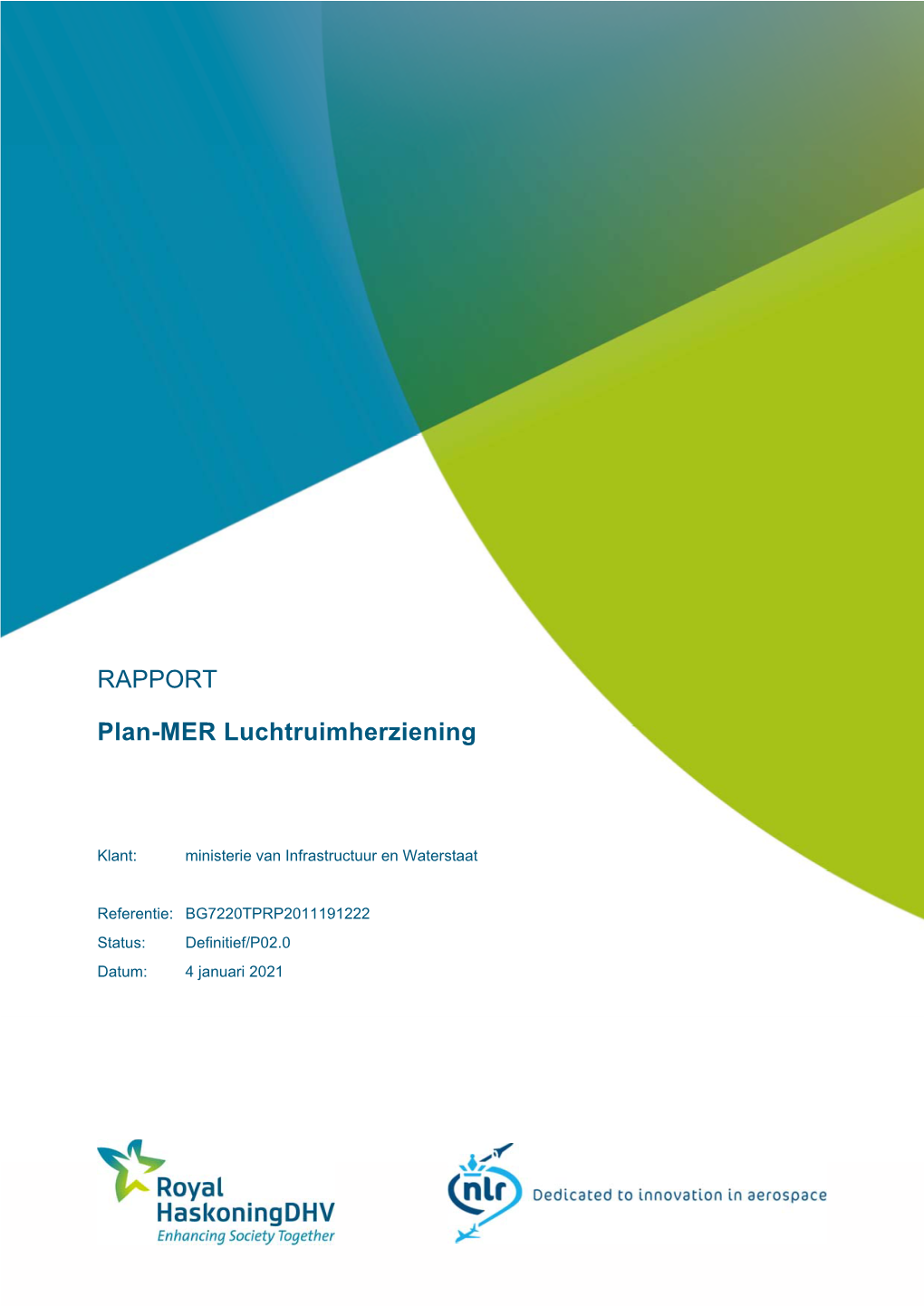 RAPPORT Plan-MER Luchtruimherziening