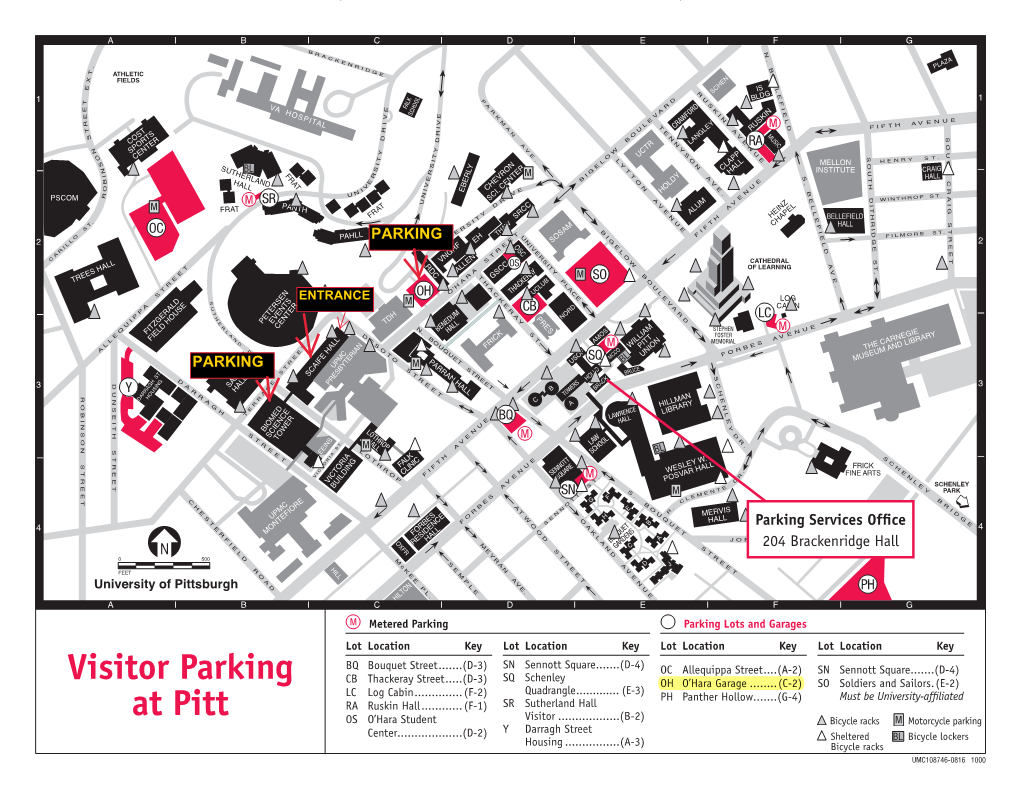 Visitor Parking at Pitt