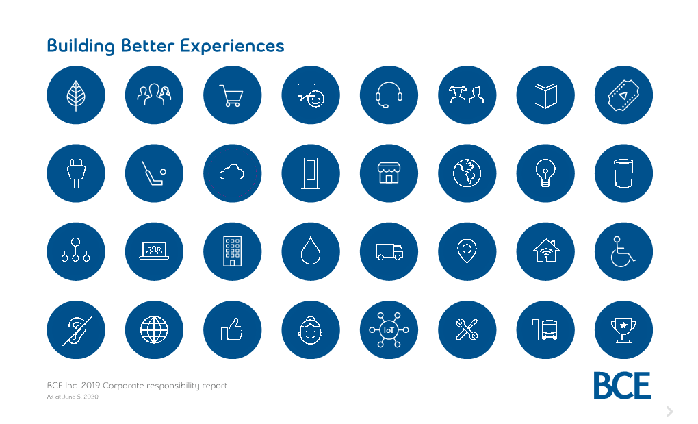 BCE Inc. 2019 Corporate Responsibility Report