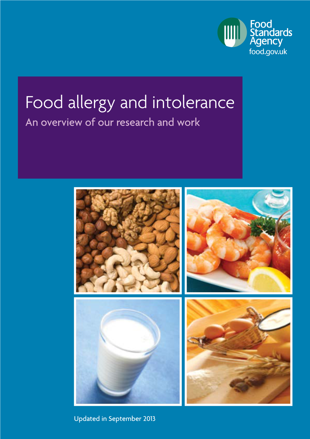 Food Allergy and Intolerance an Overview of Our Research and Work