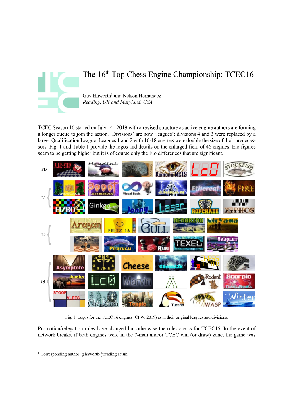 The 16Th Top Chess Engine Championship: TCEC16