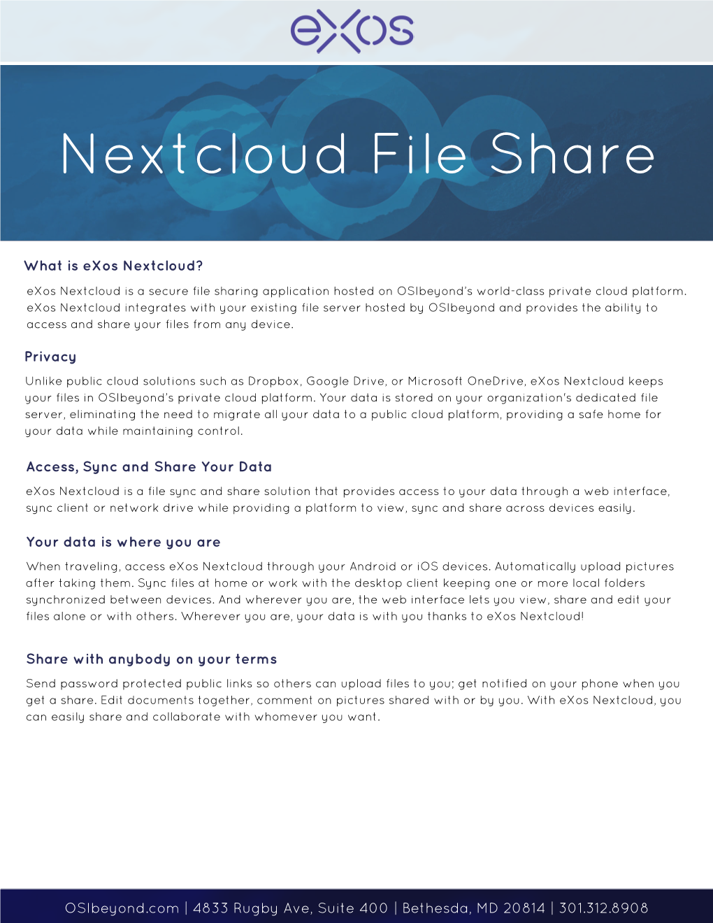 Exos Nextcloud File Share