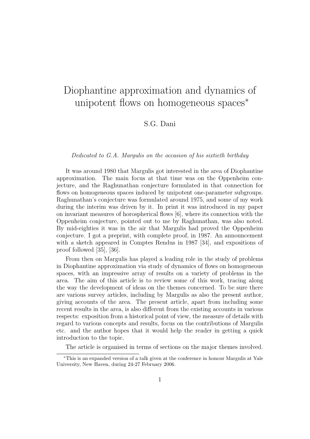 Diophantine Approximation and Dynamics of Unipotent Flows On