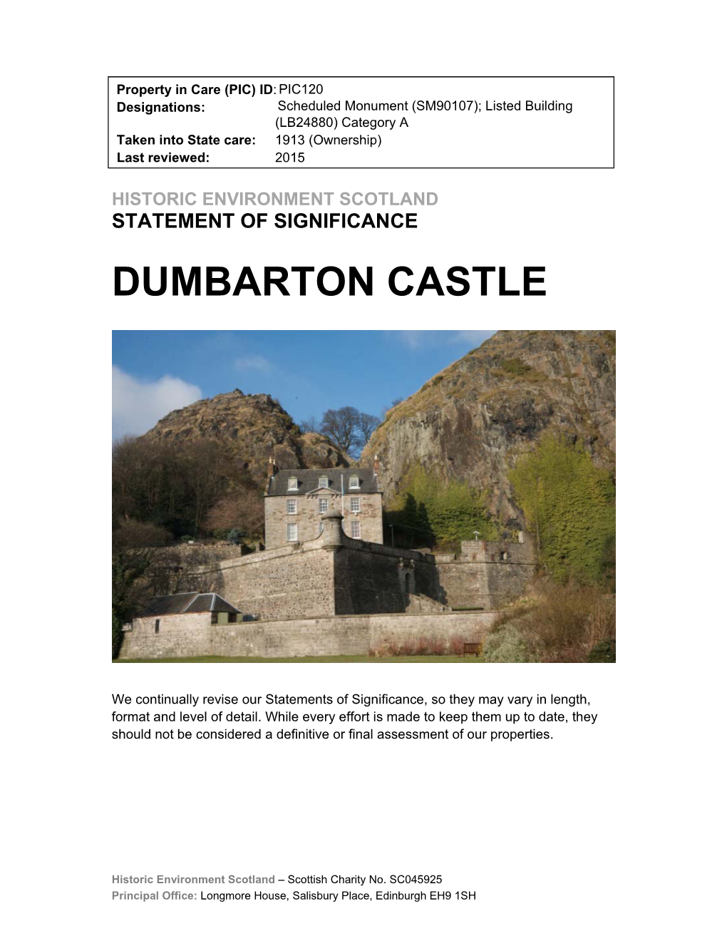 Dumbarton Castle