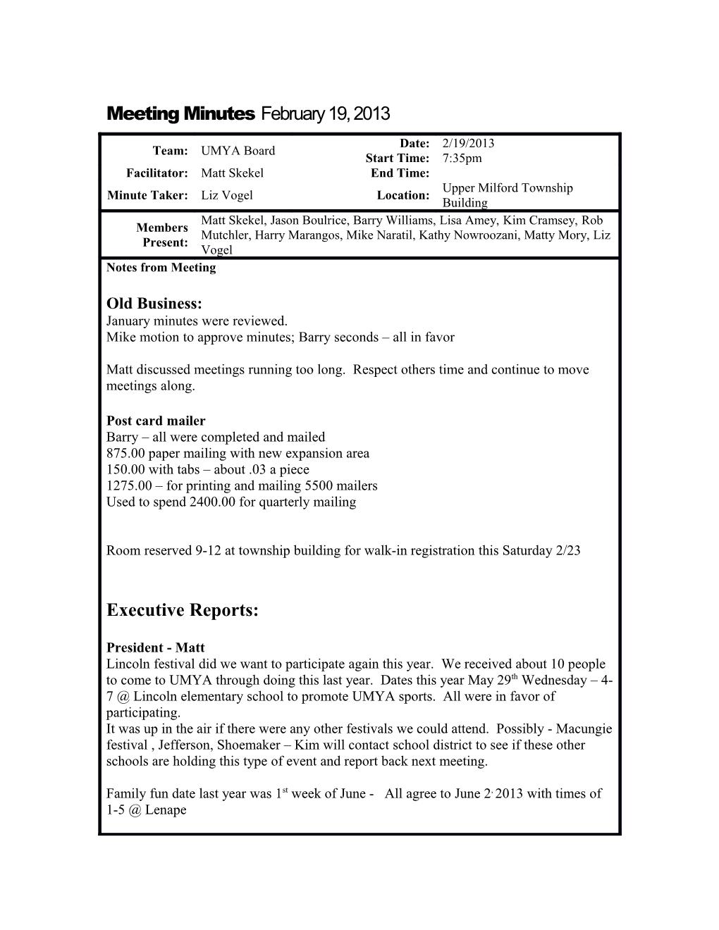 Meeting Minutes Template s3