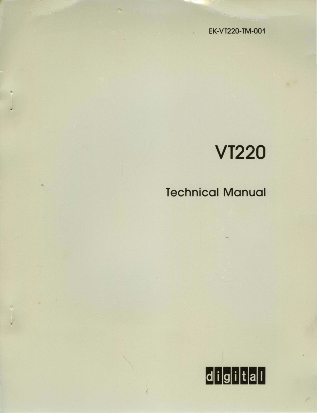 VT220 Technical Manual