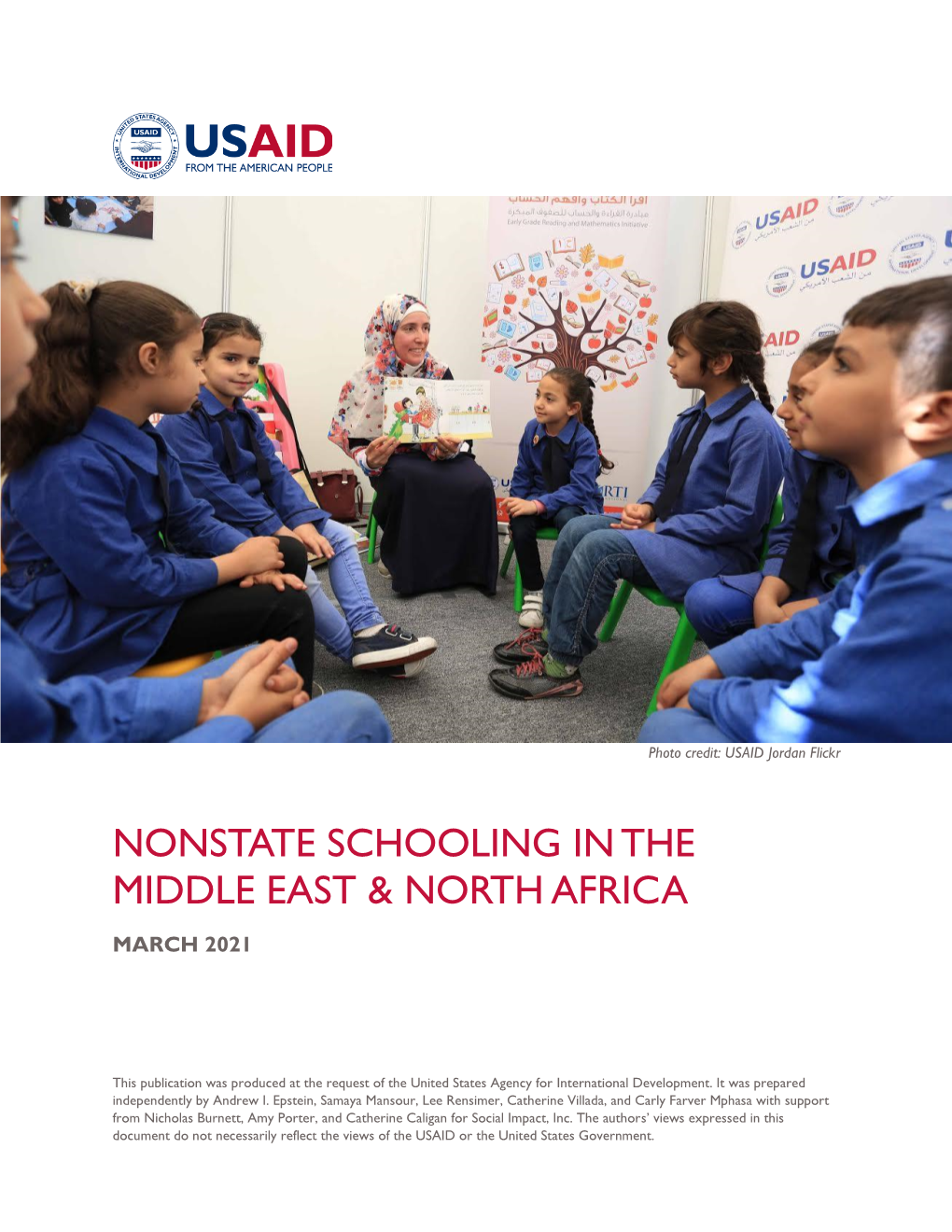 Nonstate Schooling in the Middle East & North Africa