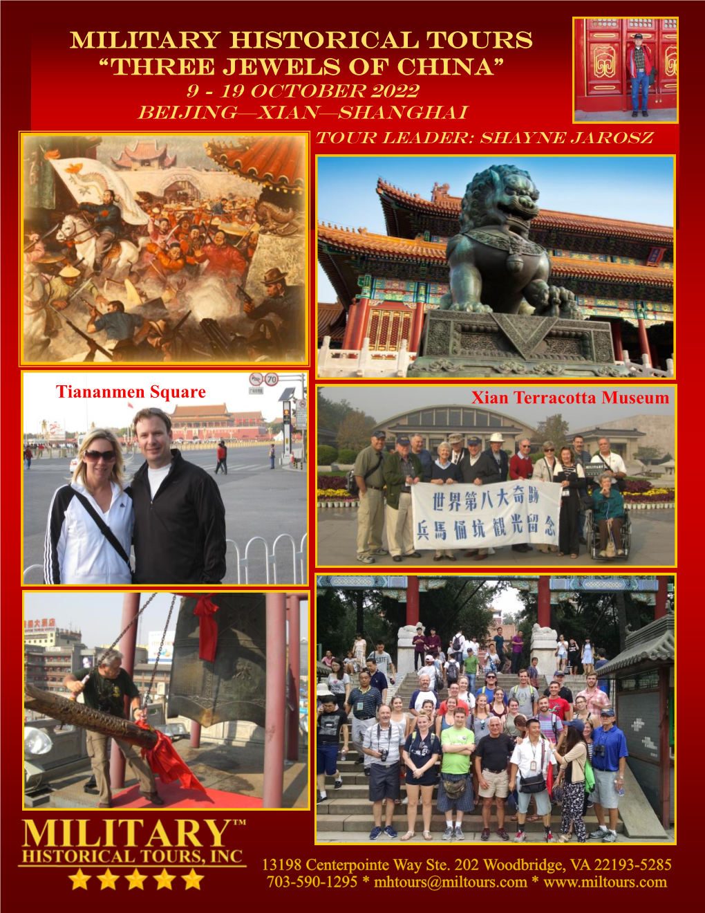 MILITARY Historical TOURS “Three Jewels of China”