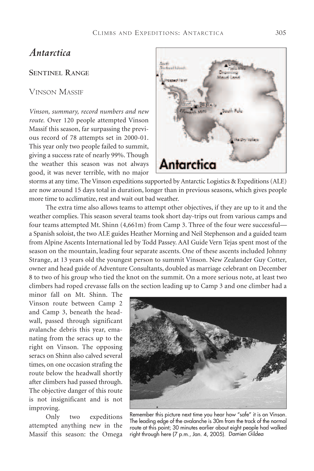 ANTARCTICA 305 Antarctica