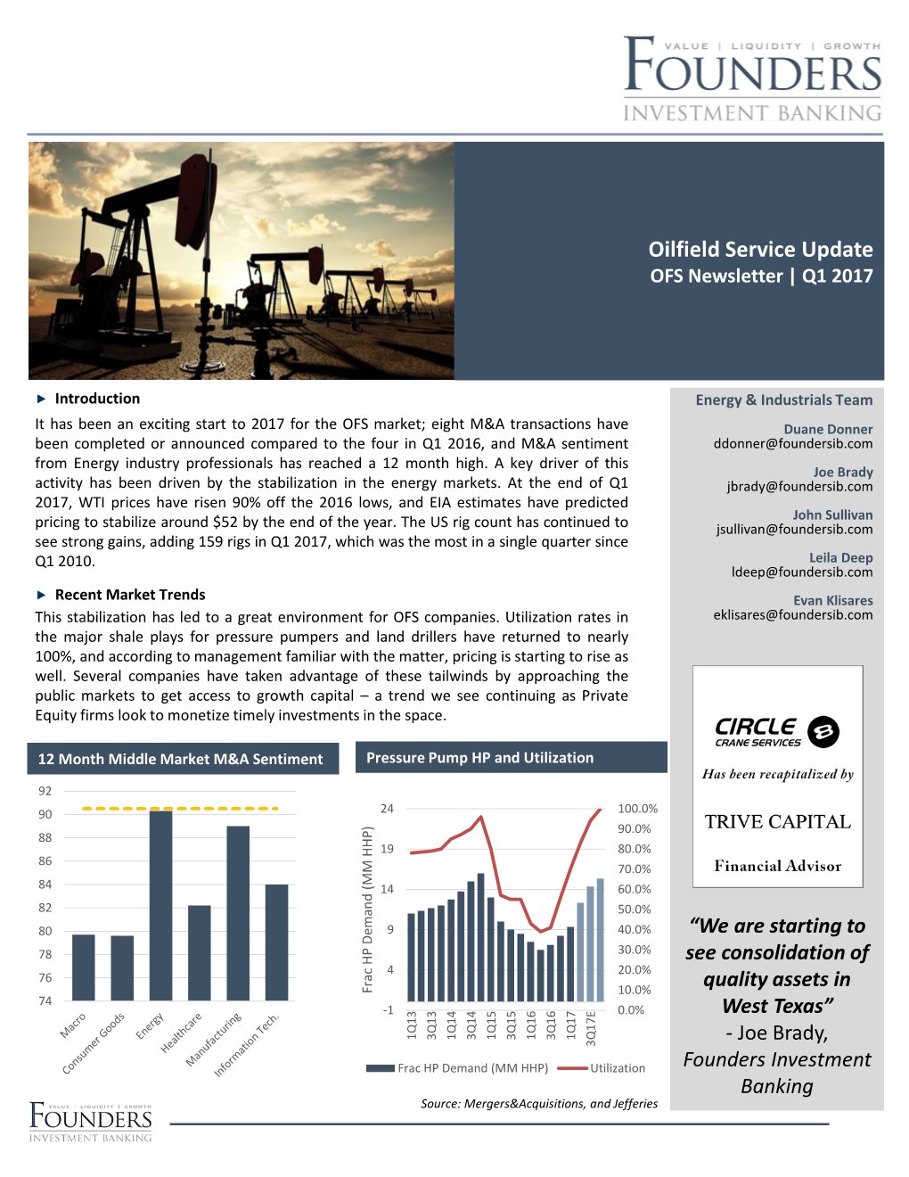 View the Q1 2017 Oilfield Services Update