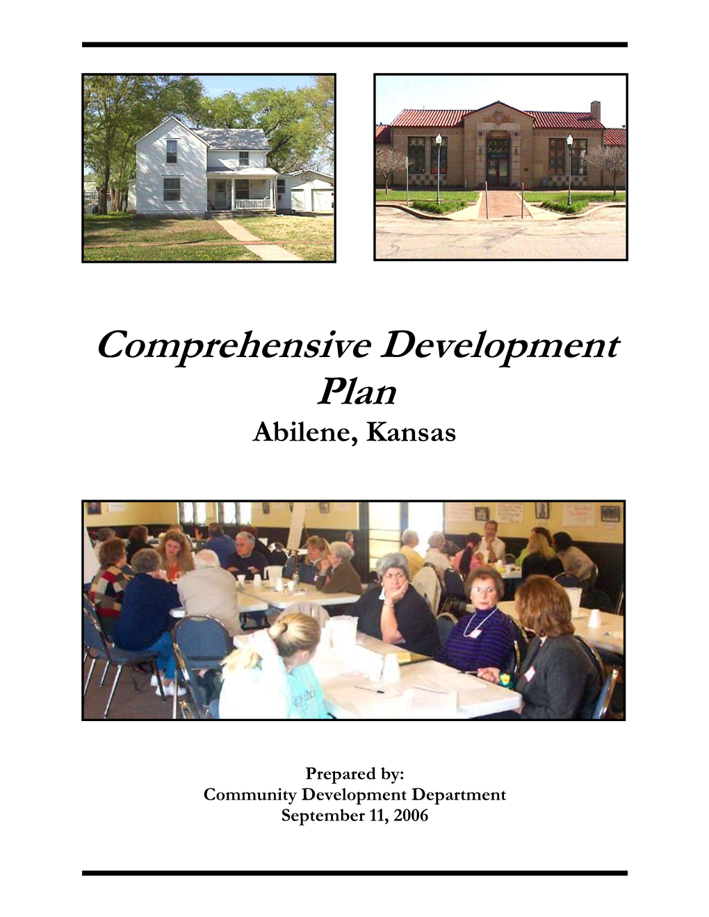 Comprehensive Development Plan Abilene, Kansas