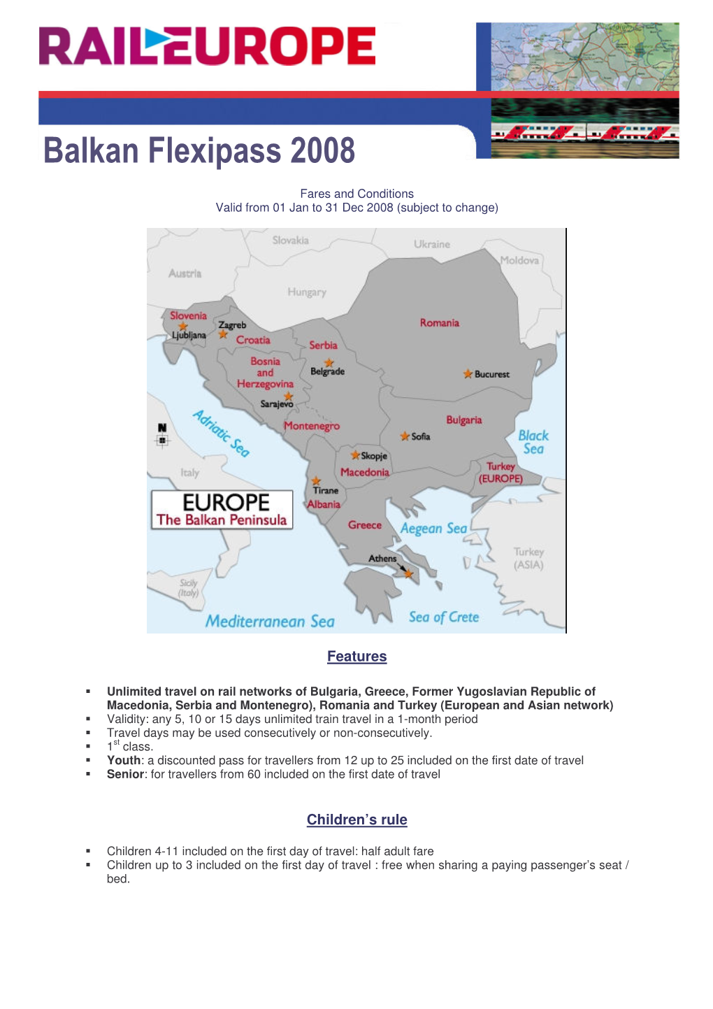 Balkan Flexipass 2008